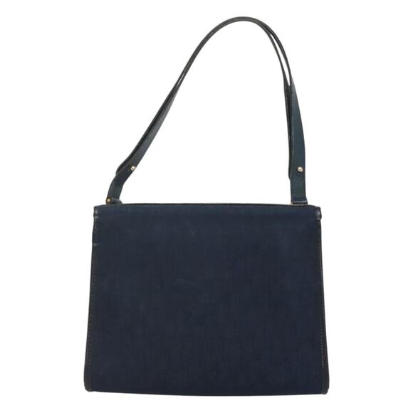 DIOR Trotter Canvas Shoulder Bag Navy - Picture 3 of 12